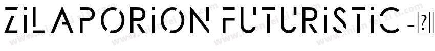 ZilapOrion Futuristic字体转换